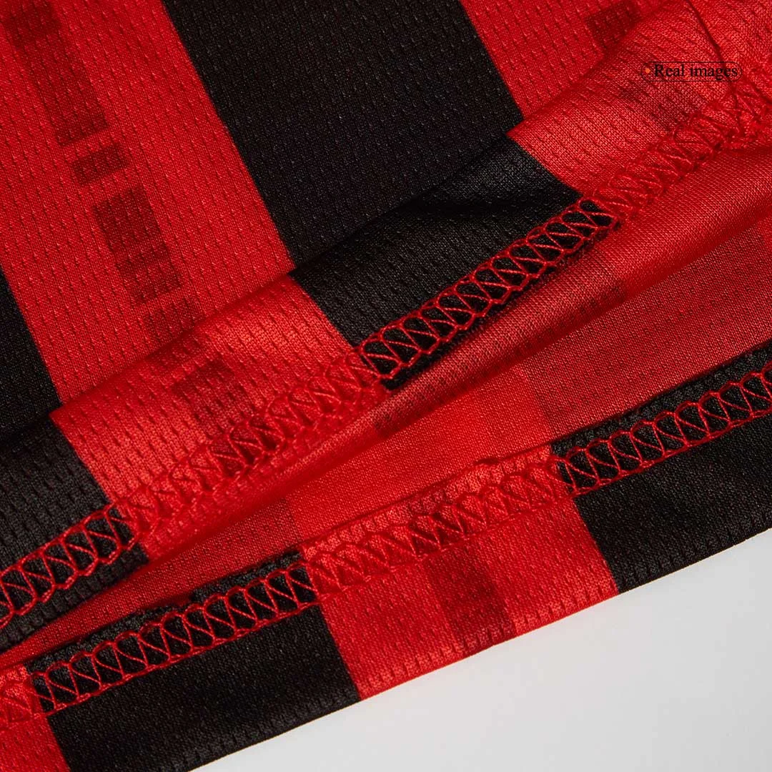 AC Milan Home Long Sleeve Soccer Jersey