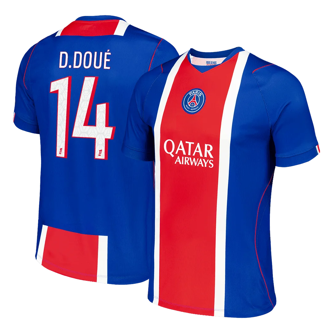 D.DOUÉ #14 PSG Home Soccer Jersey 2026/27