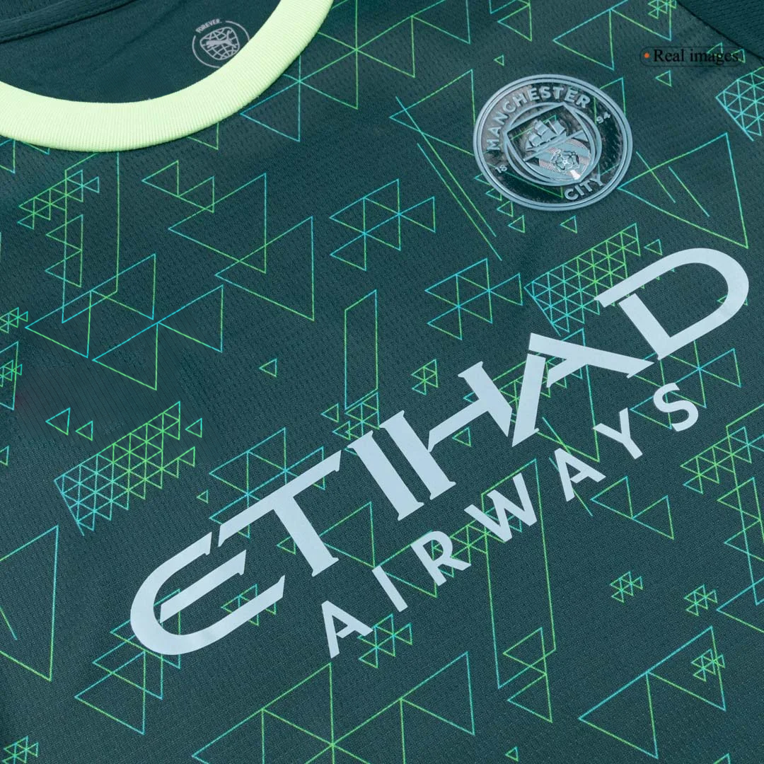 Manchester City – fjärdeställ för barn 2025/26