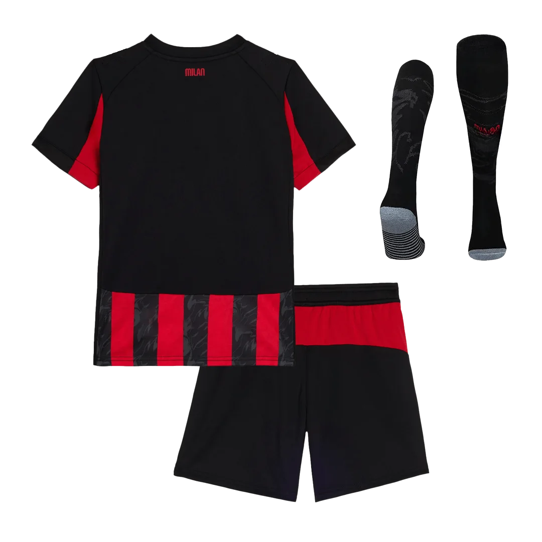 AC Milan Home Kids Soccer Jerseys Full Kit 2025/26