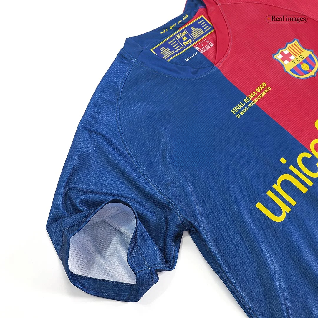 Retro Soccer Jersey MESSI #10 Barcelona Home 2008/09 – UCL Final