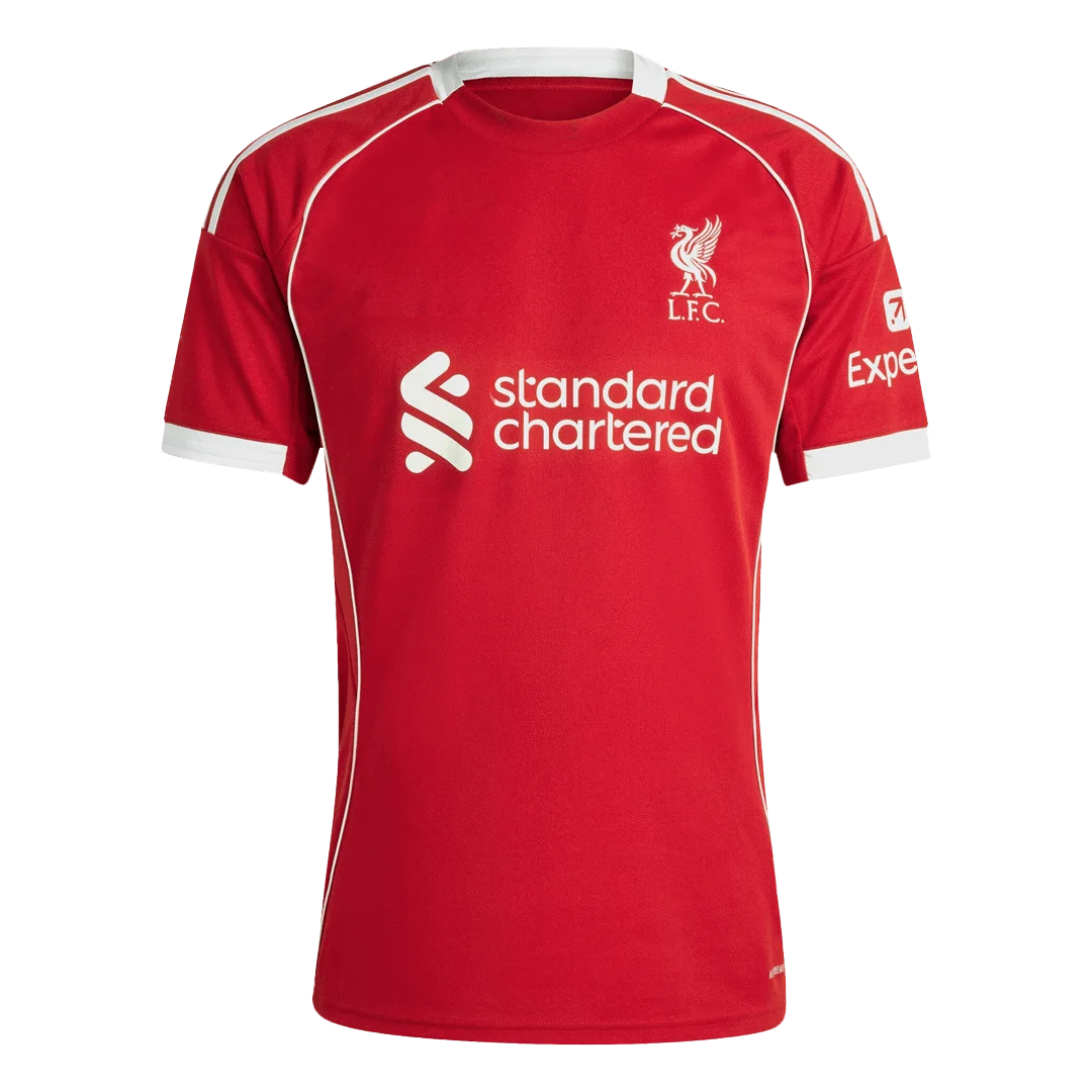 VIRGIL #4 Liverpool Home Soccer Jersey 2025/26