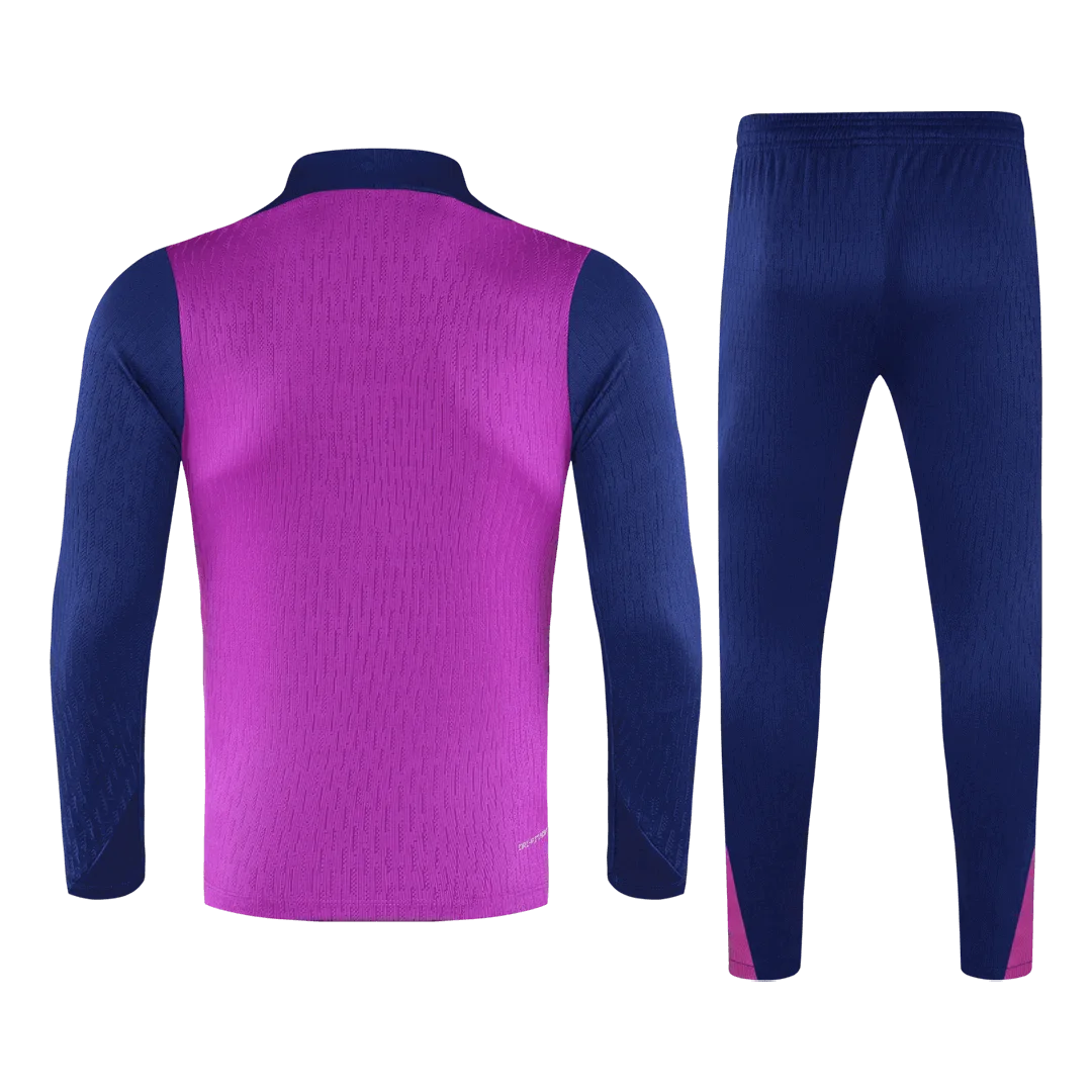 Barcelona 1/4 Zip Tracksuit 2025/26 Purple