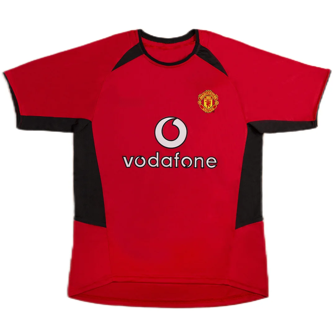 Retro Soccer Jersey Manchester United Home 2002/04