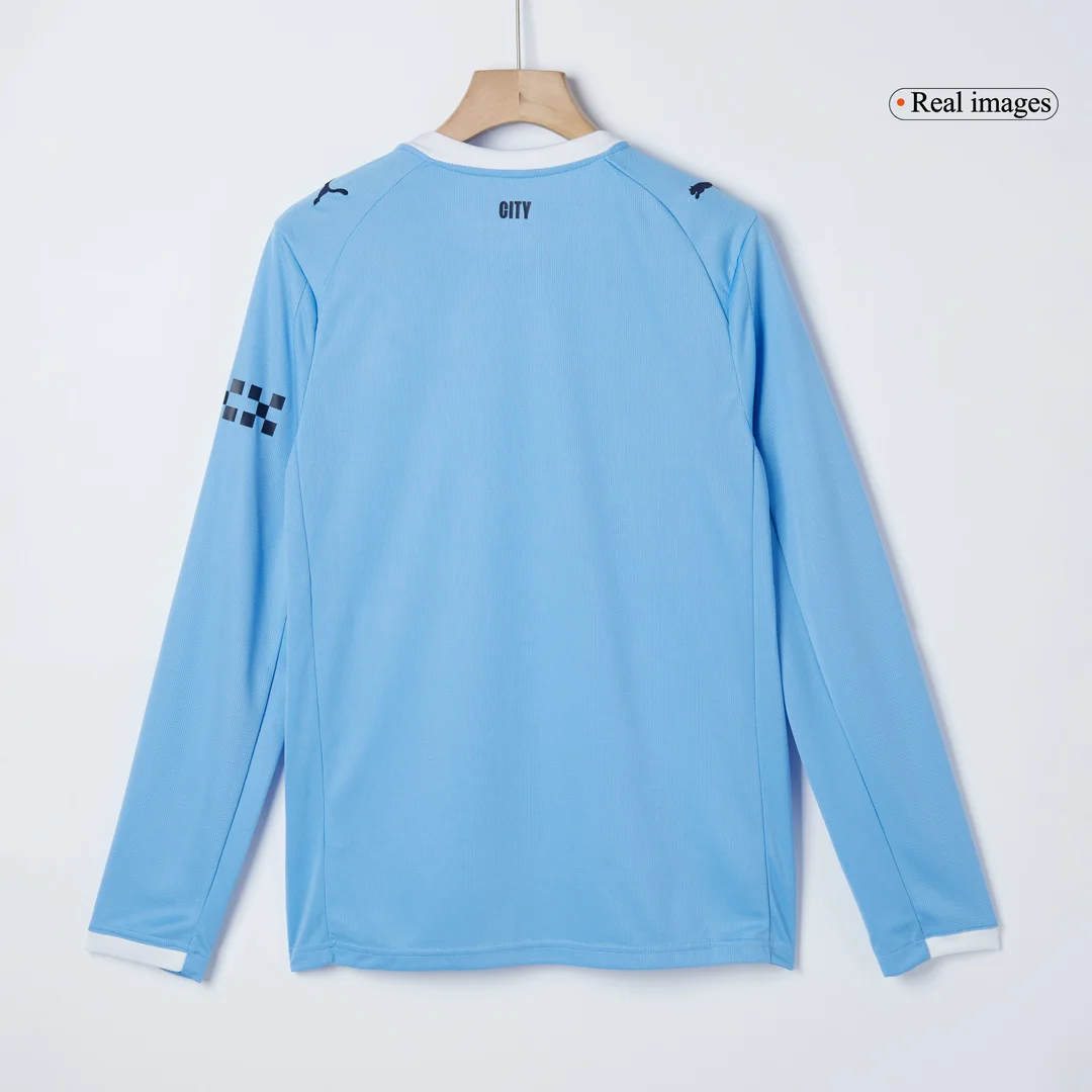 Manchester City Home Long Sleeve Jersey 2025/26