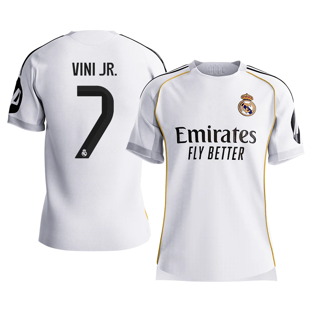 VINI JR. #7 Real Madrid Home Player Version Jersey 2025/26