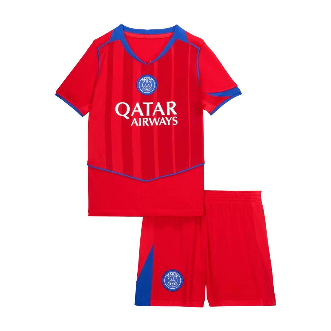 PSG Third Away Kids Soccer Jerseys Kit 2025/26