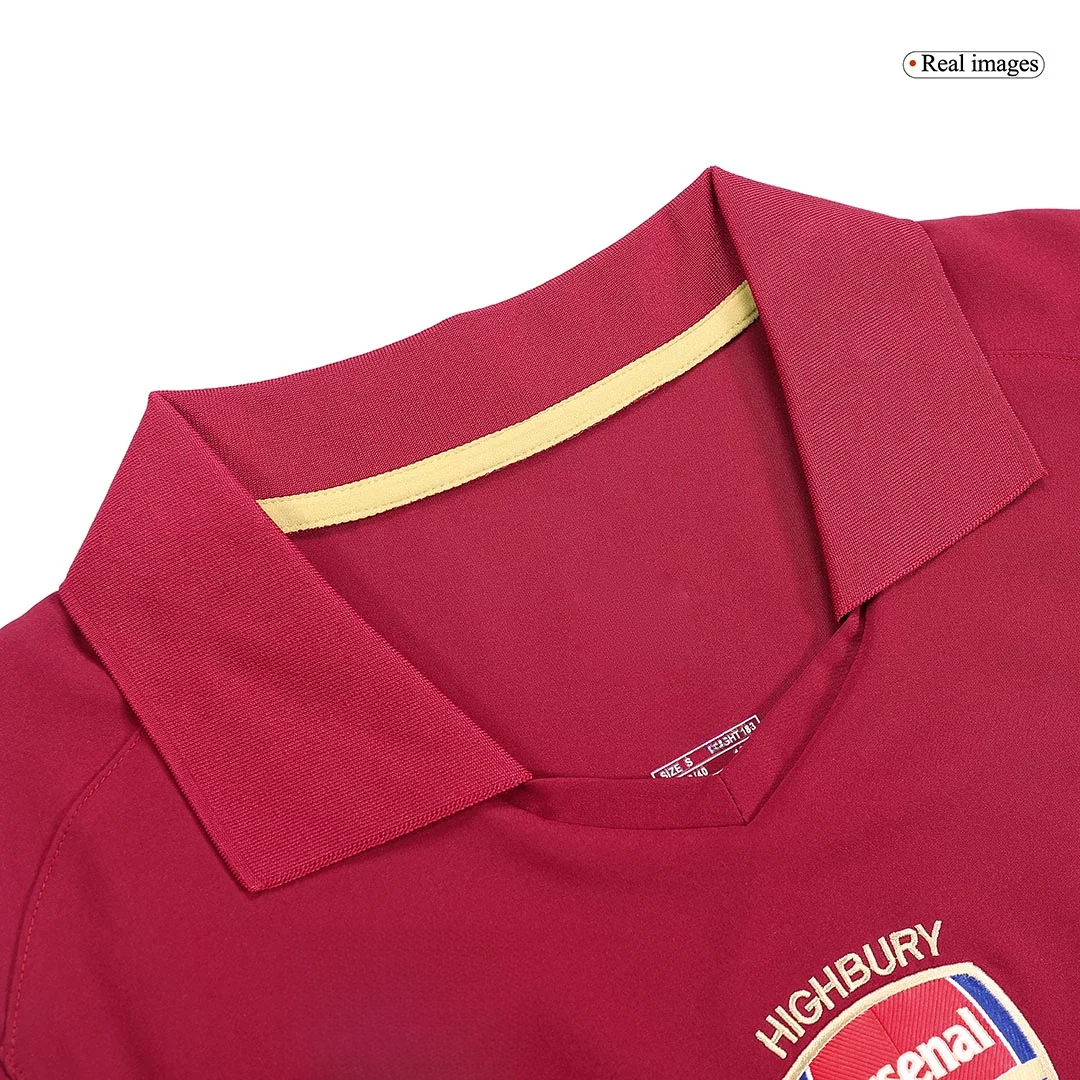Retro Soccer Jersey BERGKAMP #10 Arsenal Home 2005/06