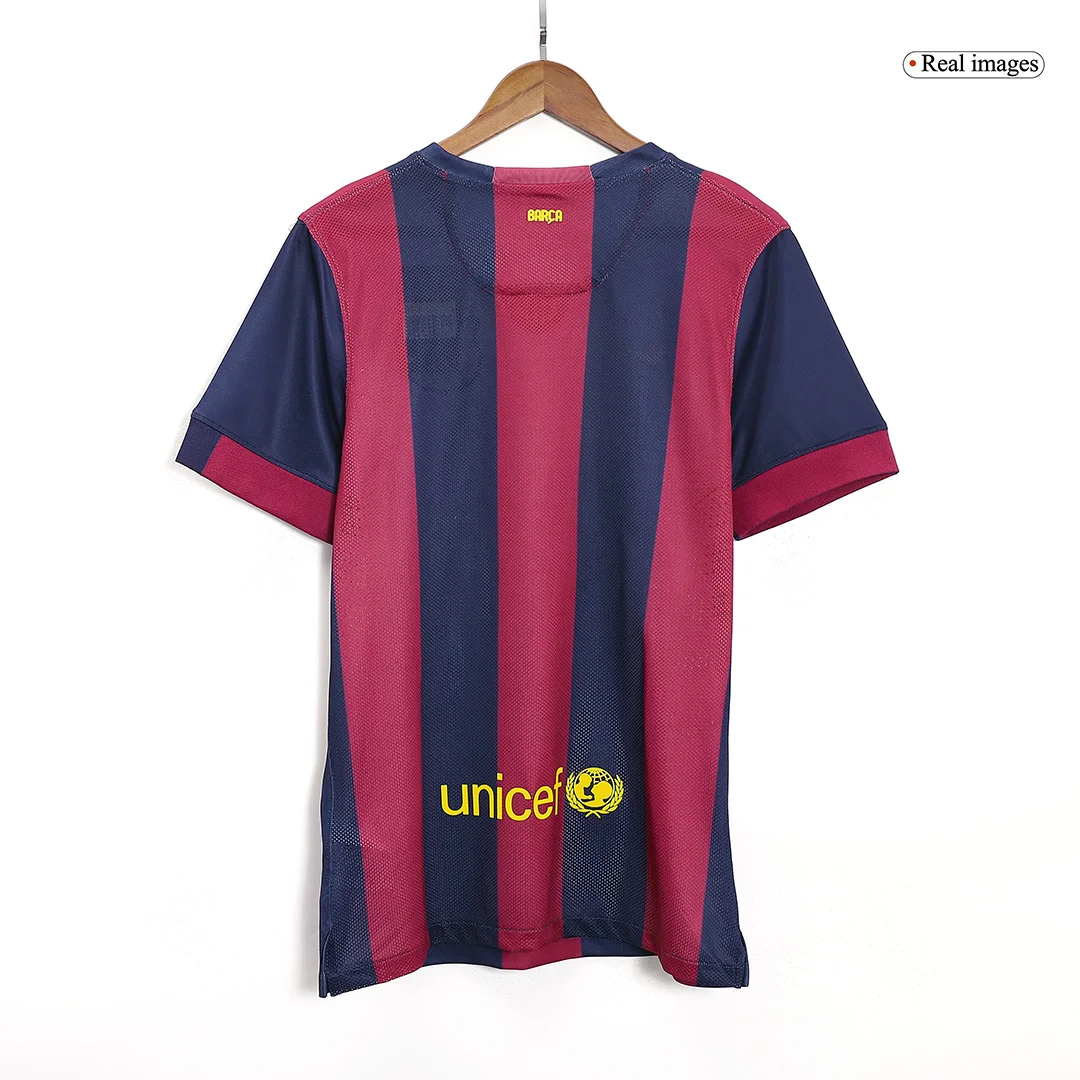 Retro Soccer Jersey NEYMAR JR #11 Barcelona Home 2014/15