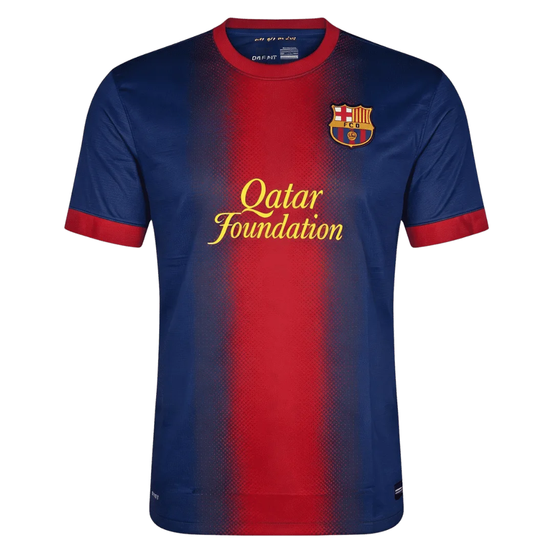 Retro Soccer Jersey Barcelona Home 2012/13