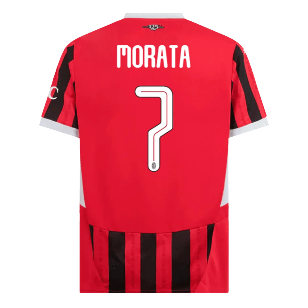 MORATA #7 AC Milan Home Soccer Jersey – UCL