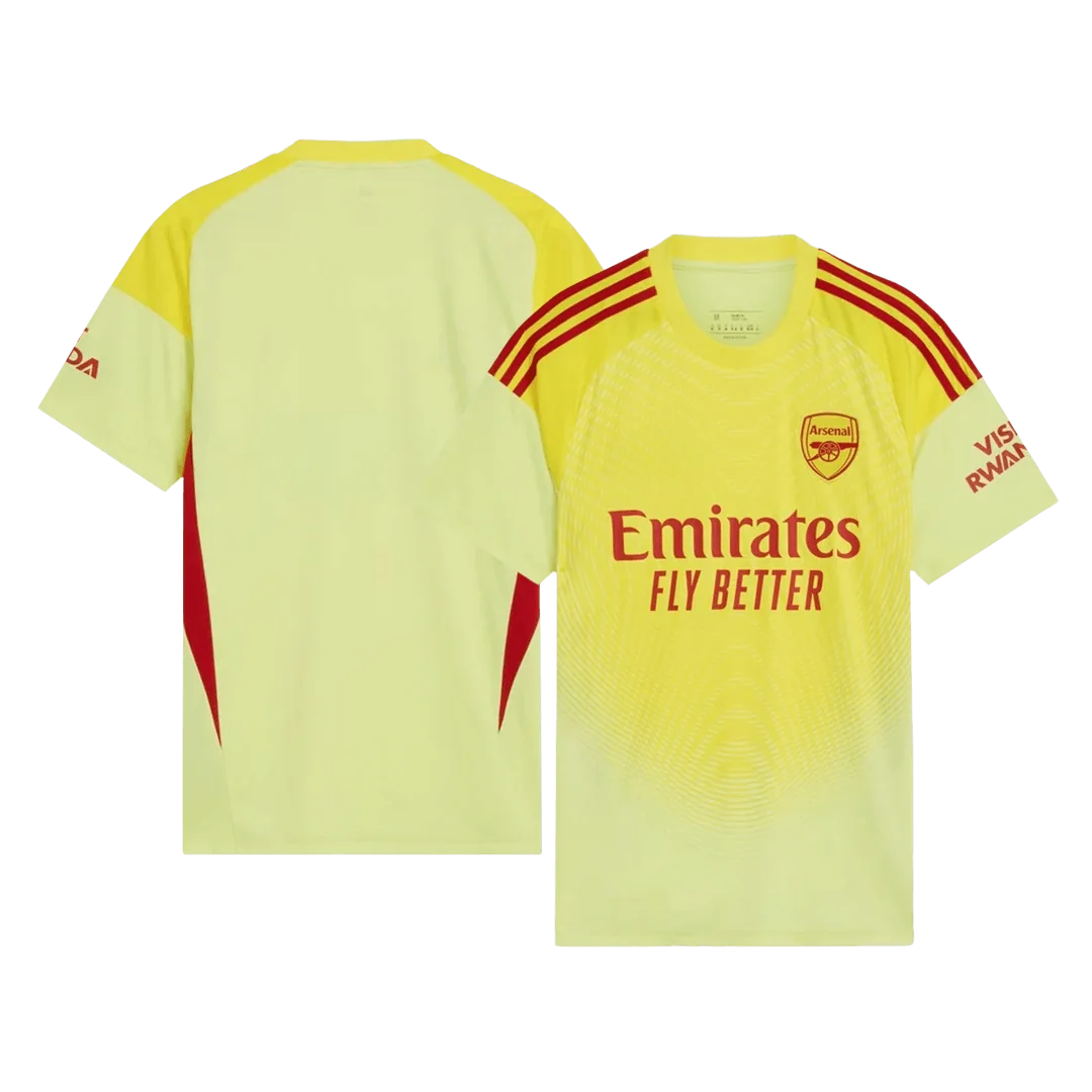 Arsenal Goalkeeper Soccer Jersey 2025/26 Yellow