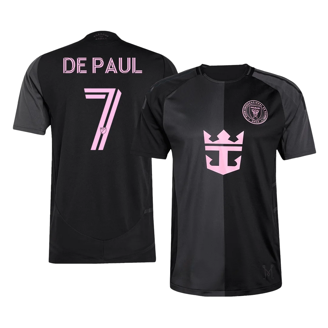 DE PAUL #7 Inter Miami CF Away Authentic Soccer Jersey 2025
