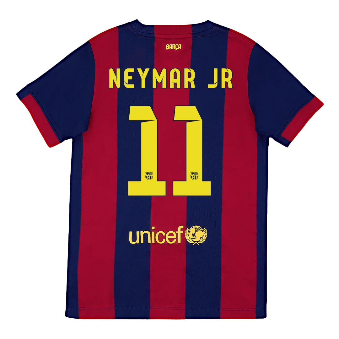Retro Soccer Jersey NEYMAR JR #11 Barcelona Home 2014/15