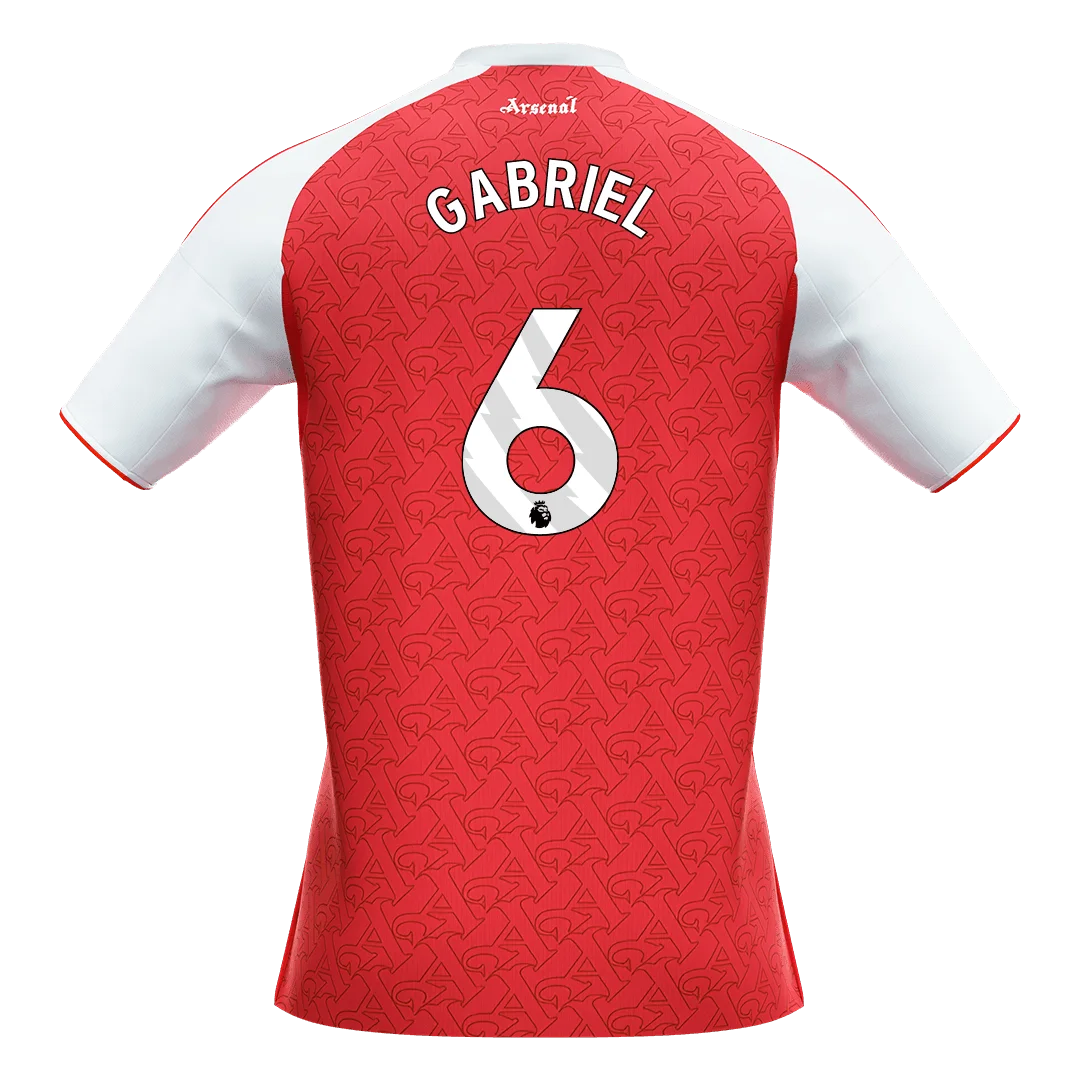 GABRIEL #6 Arsenal Home Soccer Jersey 2025/26