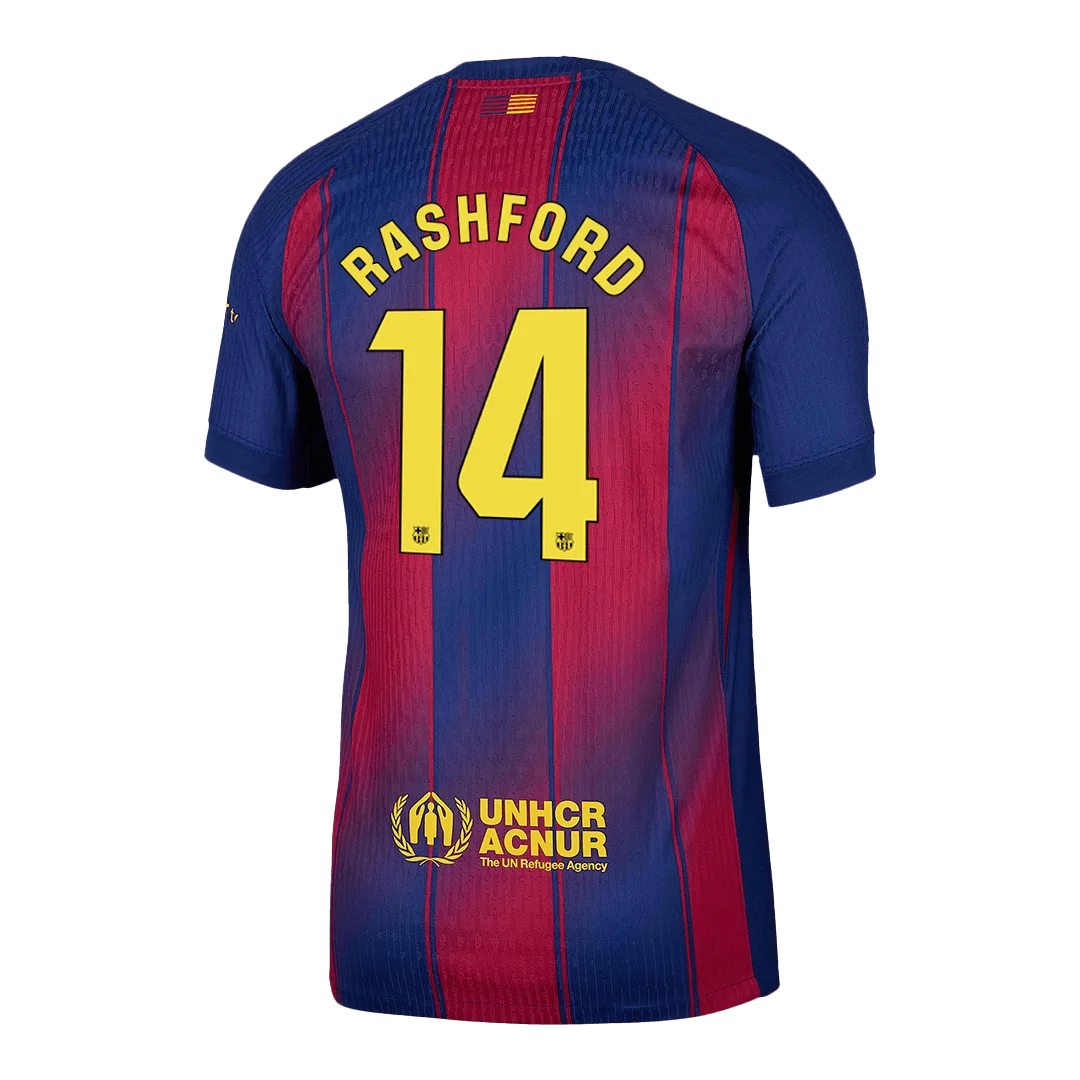 RASHFORD #14 Barcelona Home Player Version Jersey 2025/26