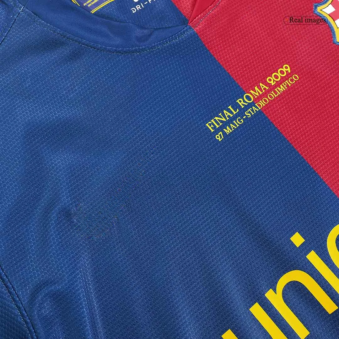 Retro Soccer Jersey MESSI #10 Barcelona Home 2008/09 – UCL Final