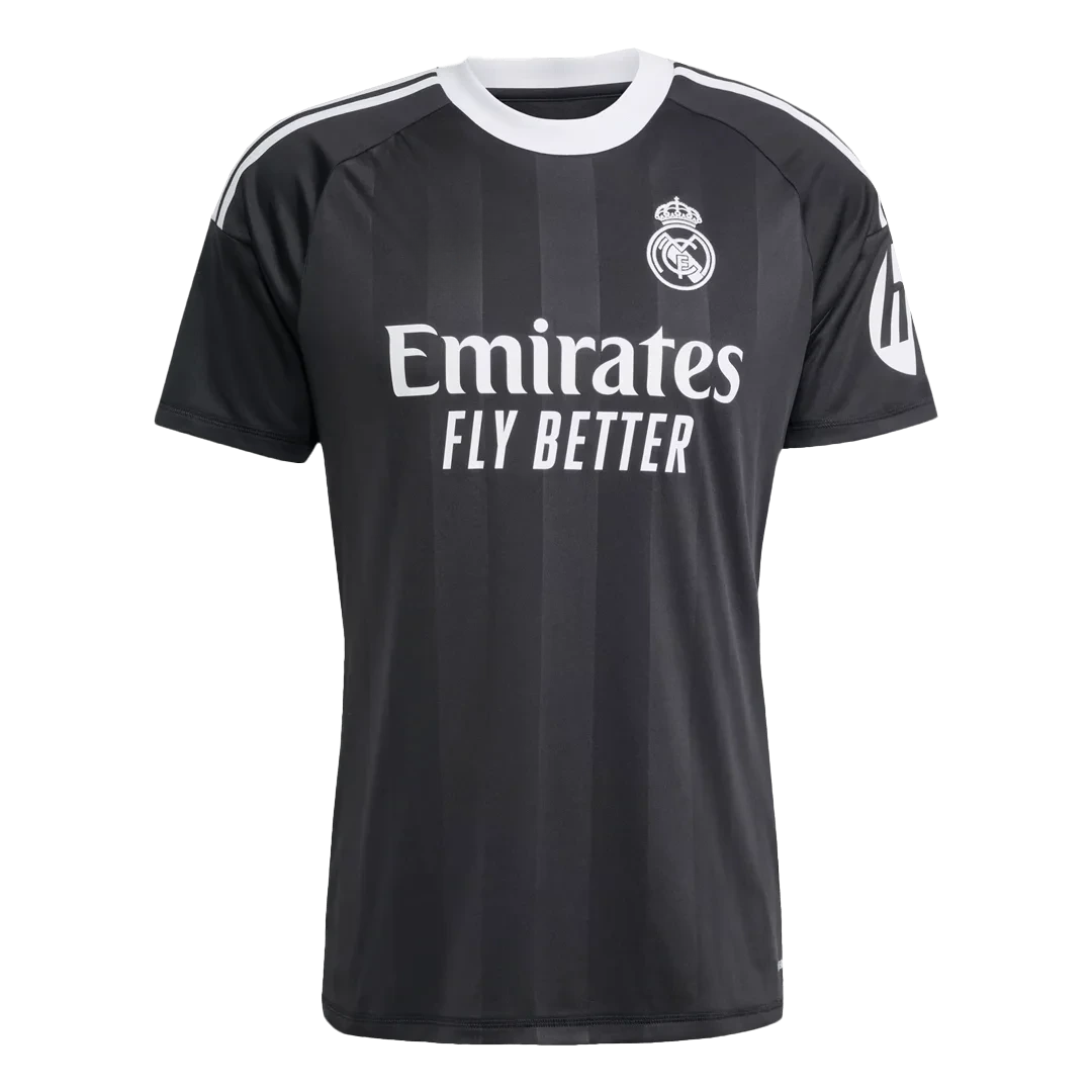 Real Madrid Goalkeeper Soccer Jersey 2025/26 Black