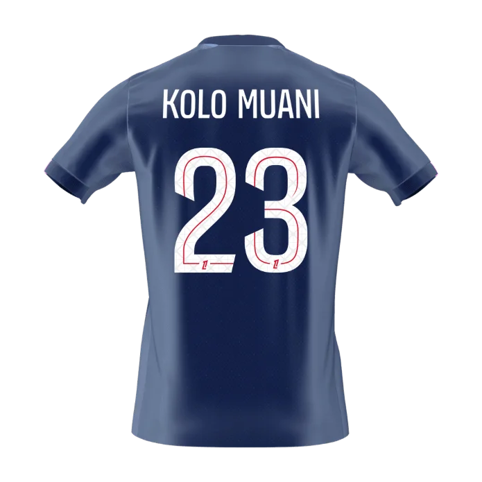 KOLO MUANI #23 PSG Home Soccer Jersey 2025/26