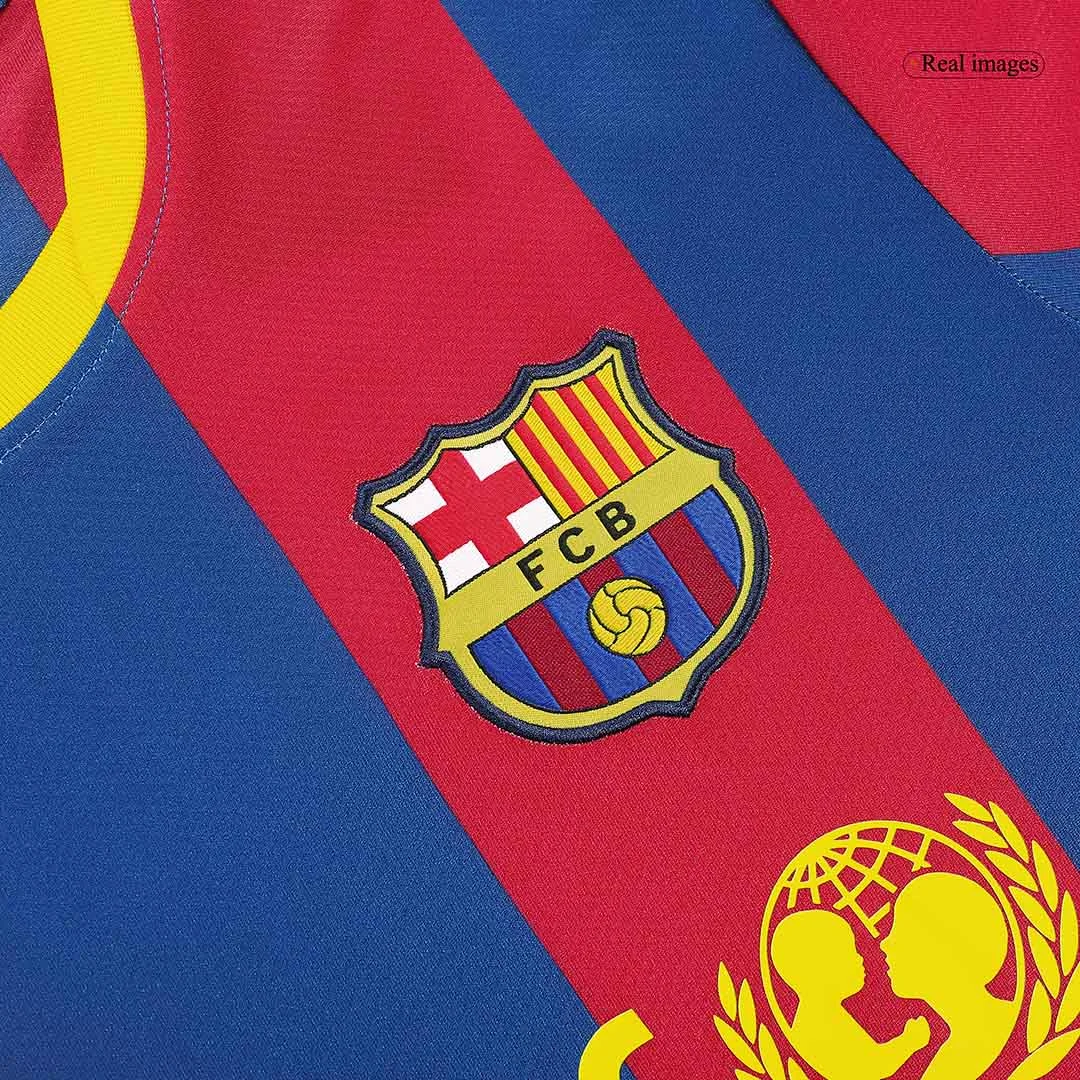 Retro Soccer Jersey DAVID VILLA #7 Barcelona Home 2010/11