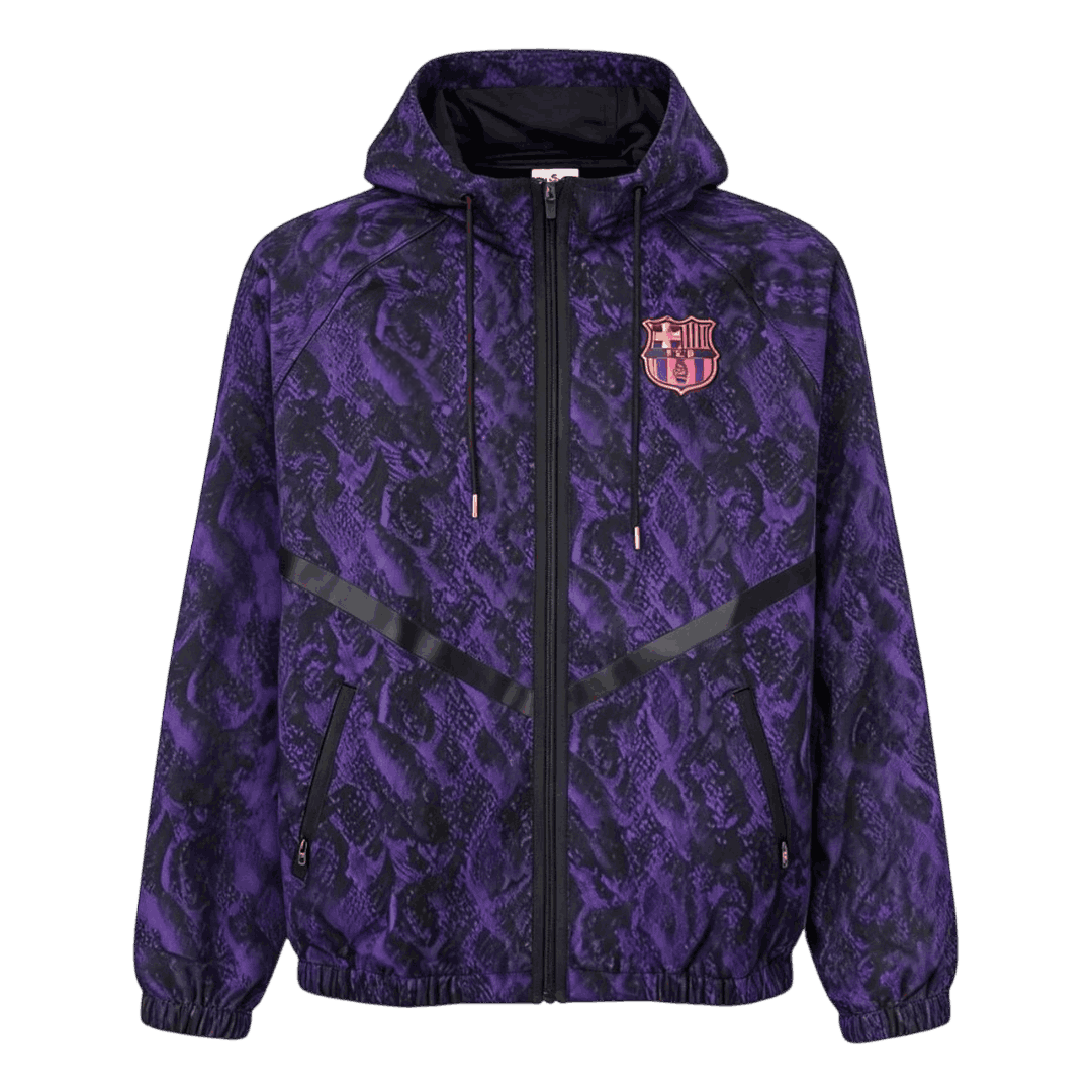 Barcelona Away Hoodie Jacket 2026/27 - Purple — product image 1