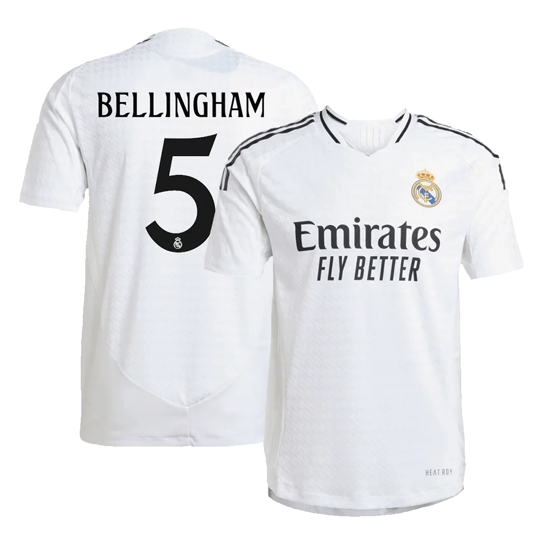 BELLINGHAM #5 Real Madrid Home Player Version Jersey