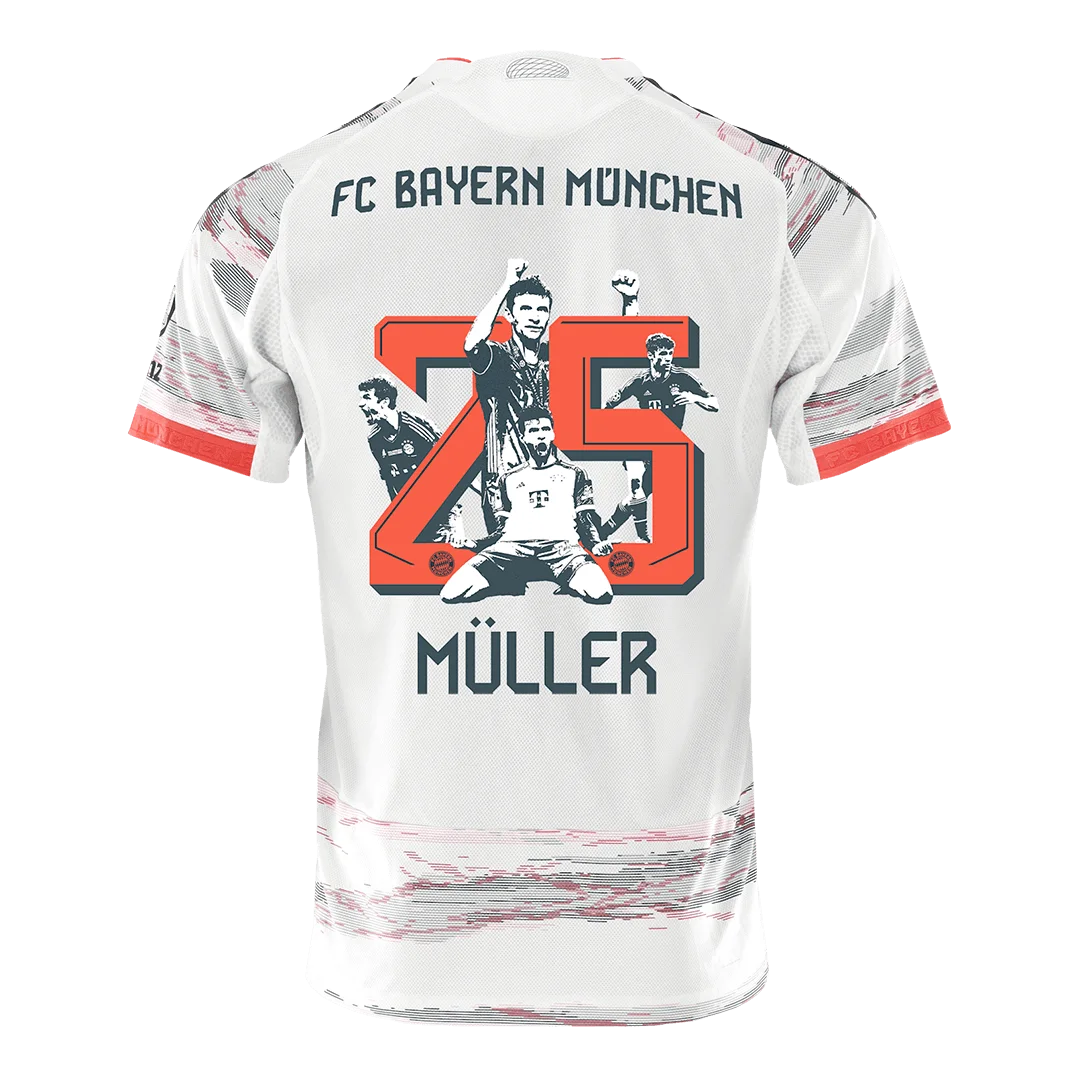 MÜLLER Special #25 Bayern Munich Away Special Player Version Jersey 2025/26