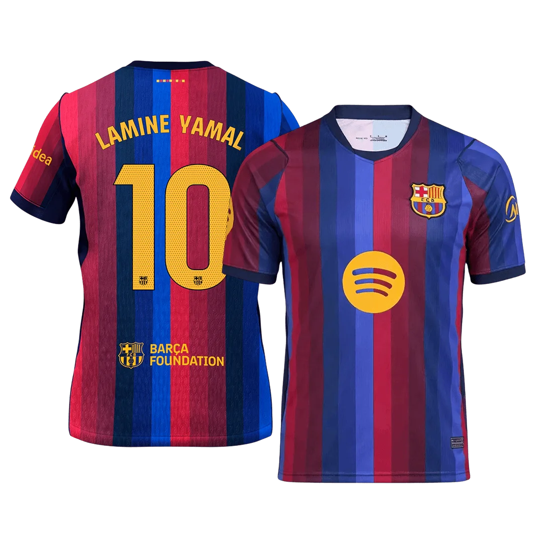 LAMINE YAMAL #10 Barcelona Home Soccer Jersey 2026/27