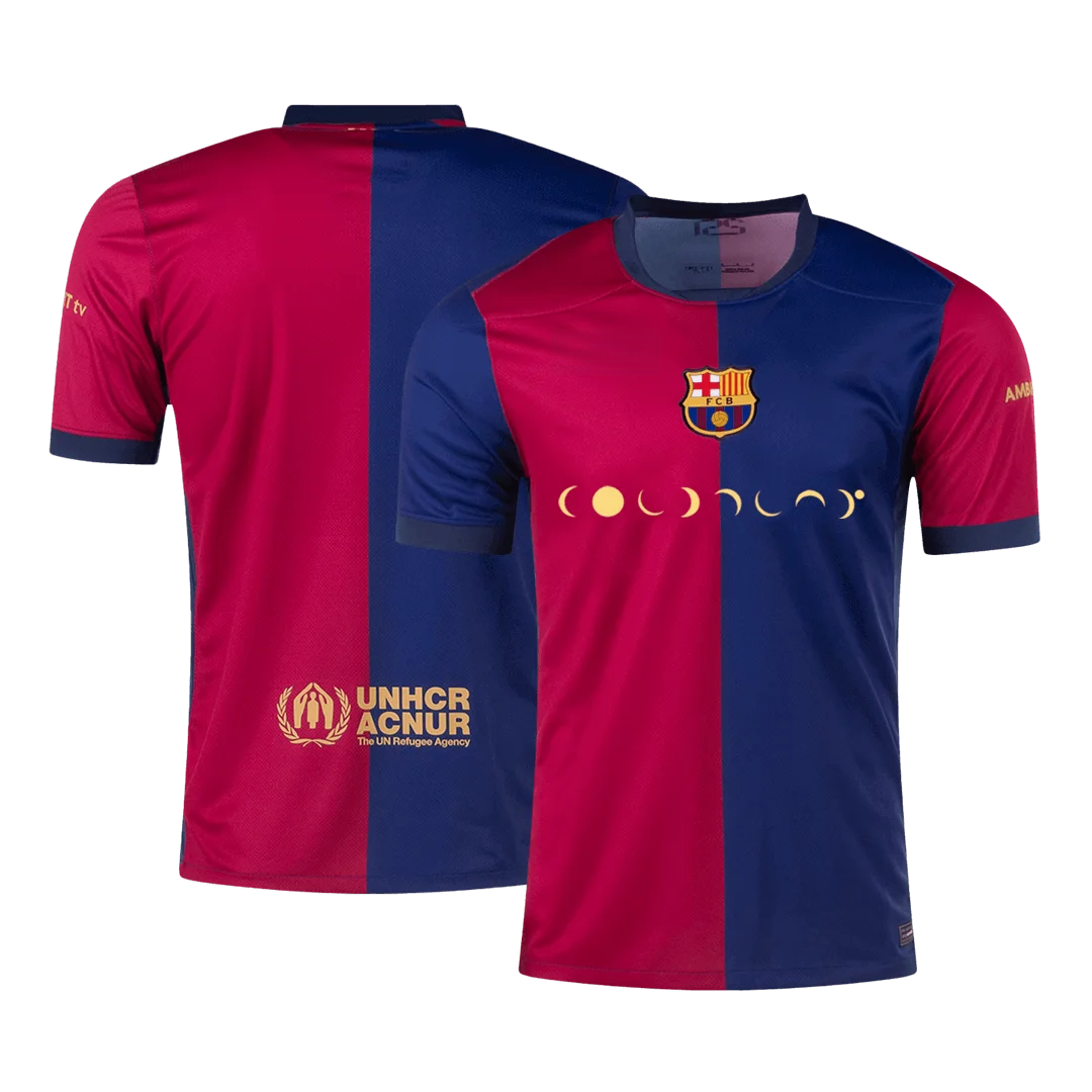 Barcelona X COLDPLAY Home Soccer Jersey