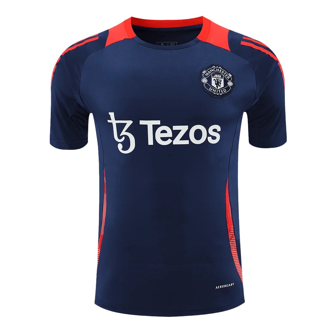 Manchester United Pre-Match Soccer Jersey Navy