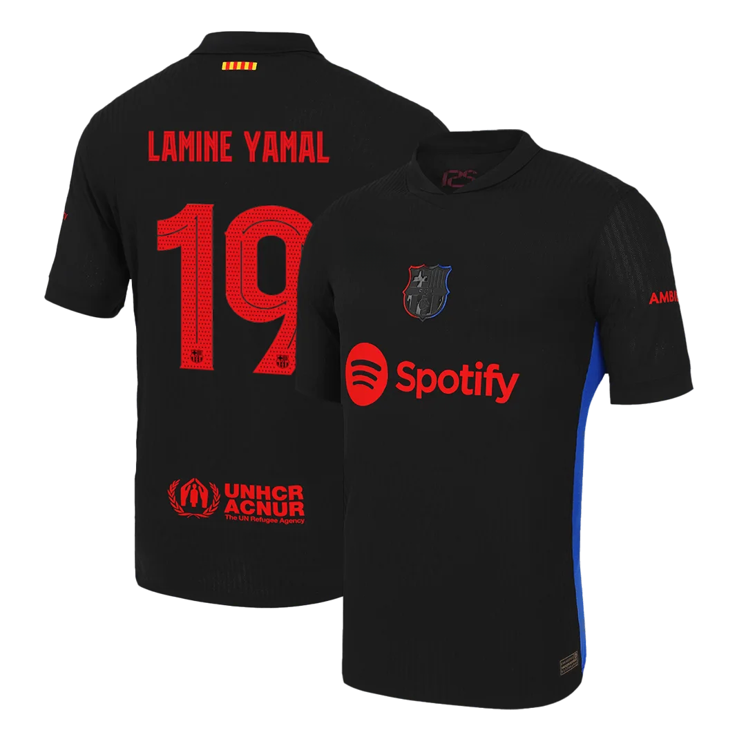 LAMINE YAMAL #19 Barcelona Away Player Version Jersey - UCL