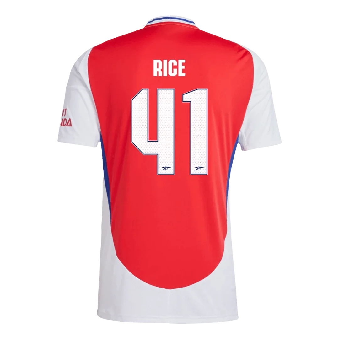 RICE #41 Arsenal Home Soccer Jersey -UCL