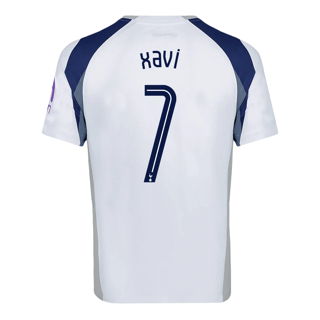 XAVI #7 Tottenham Hotspur Home Soccer Jersey 2025/26 -UCL