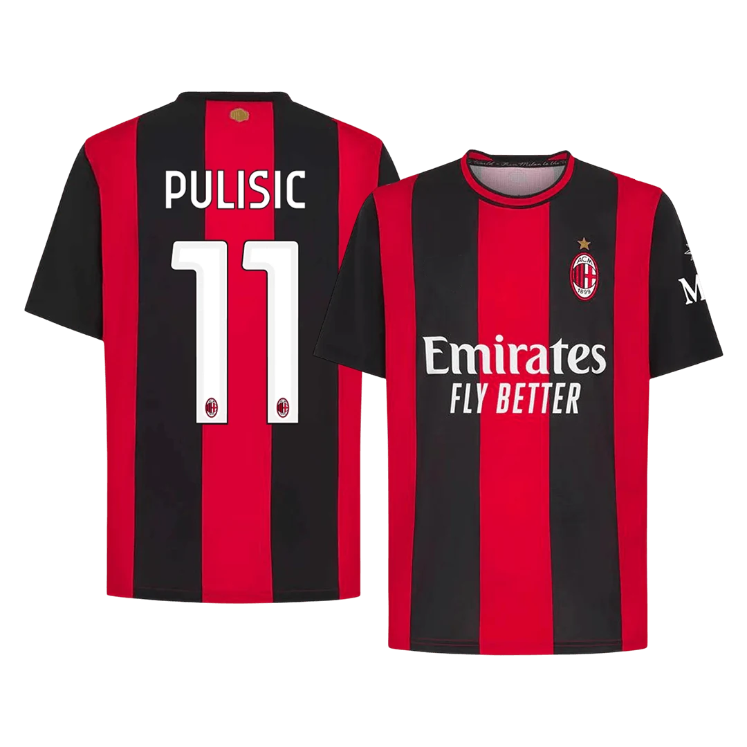 PULISIC #11 AC Milan Home Soccer Jersey 2026/27