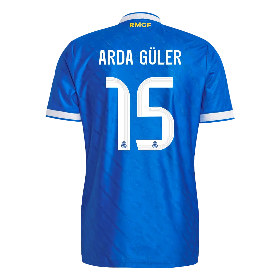 ARDA GÜLER #15 Real Madrid Third Away Player Version Jersey 2025/26