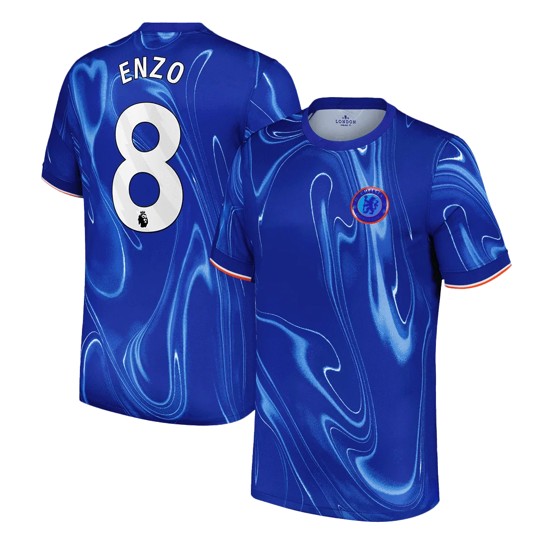 ENZO #8 Chelsea Home Soccer Jersey