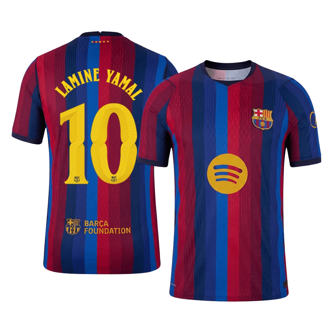 LAMINE YAMAL #10 Barcelona Home Player Version Jersey 2026/27 - UCL