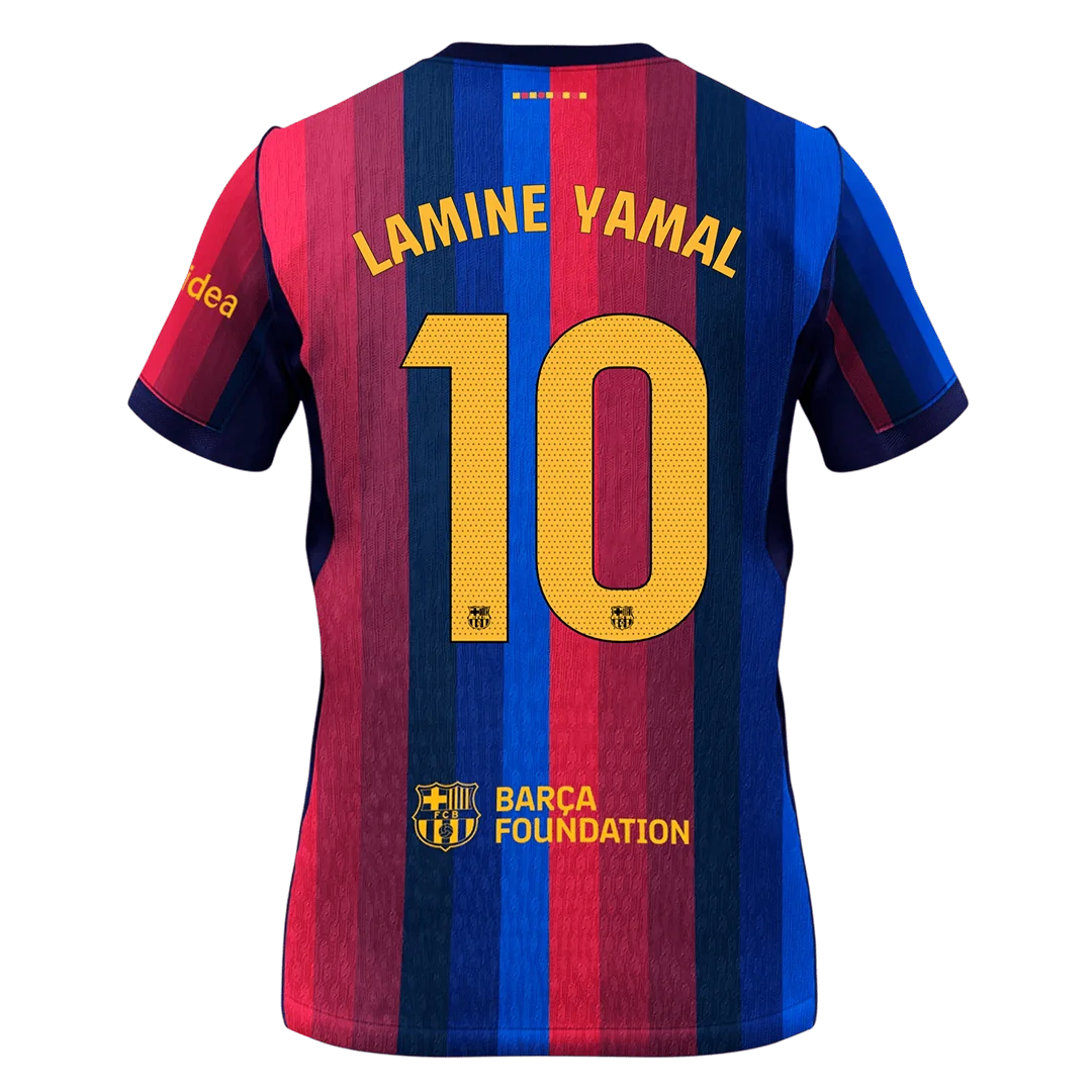 LAMINE YAMAL #10 Barcelona Home Soccer Jersey 2026/27
