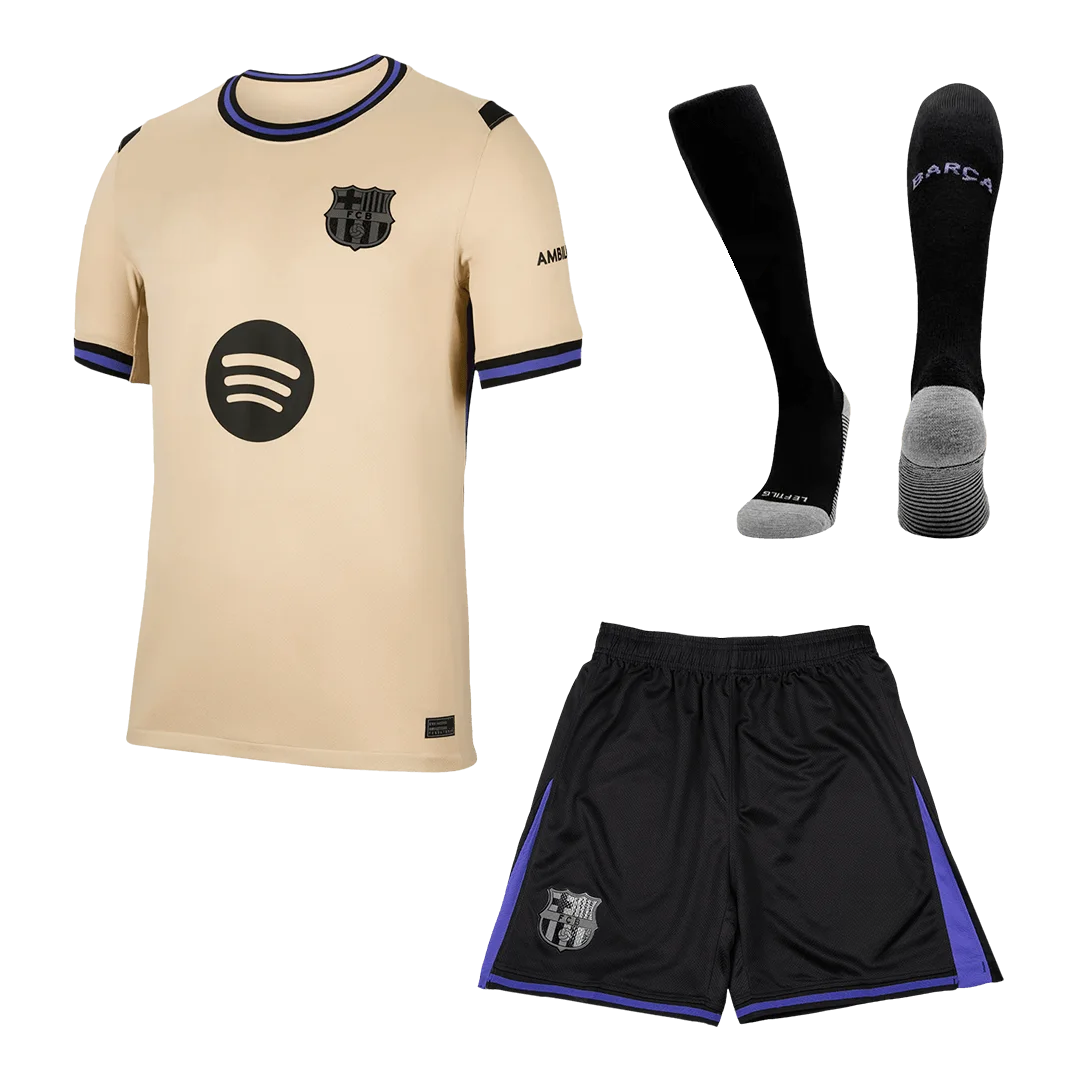 Barcelona Away Jerseys Full Kit 2025/26