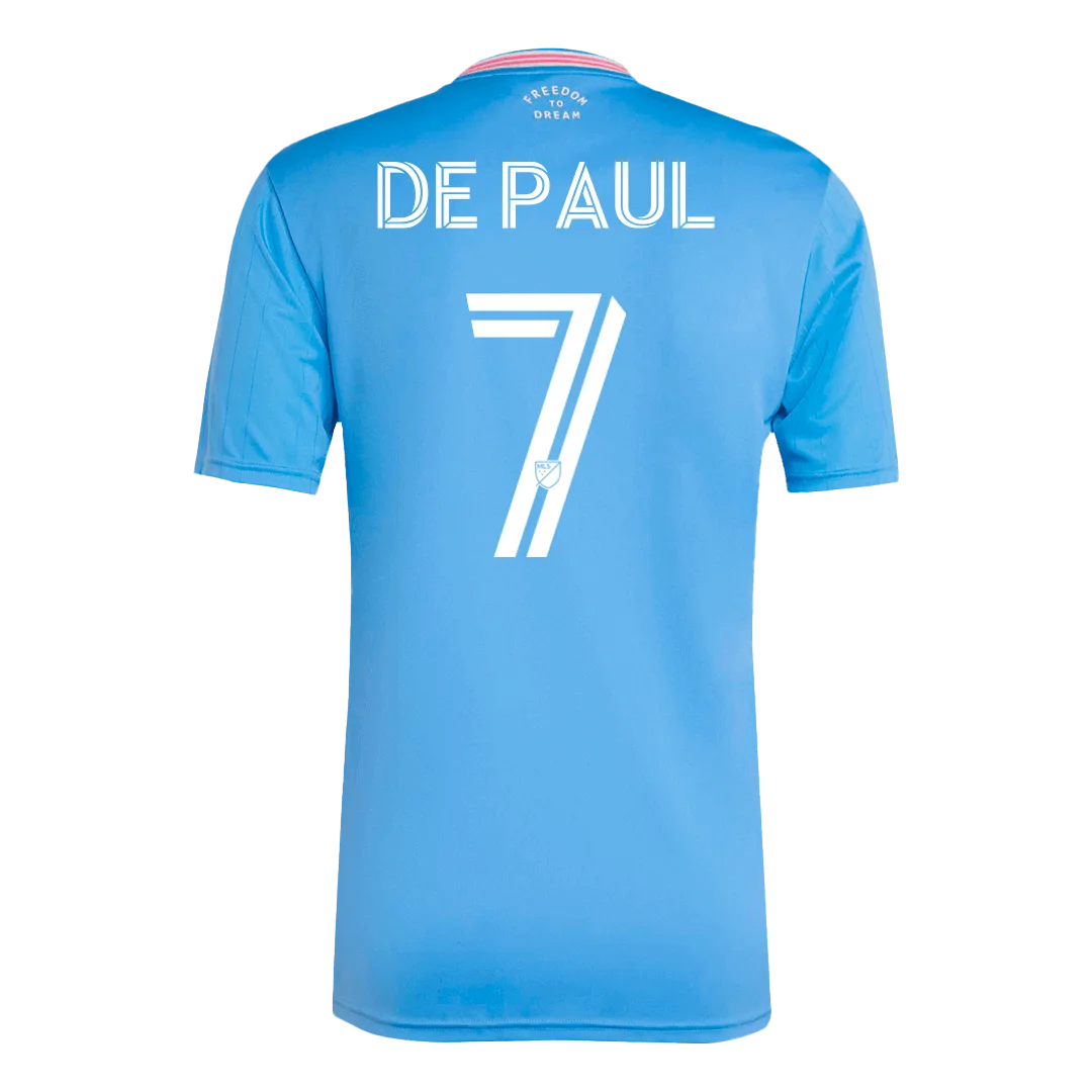 DE PAUL #7 Inter Miami CF Third Away Soccer Jersey 2025