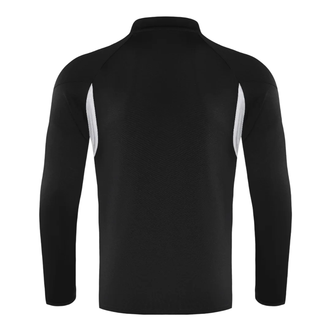 Real Madrid 1/4 Zip Tracksuit 2025/26 Kids Black