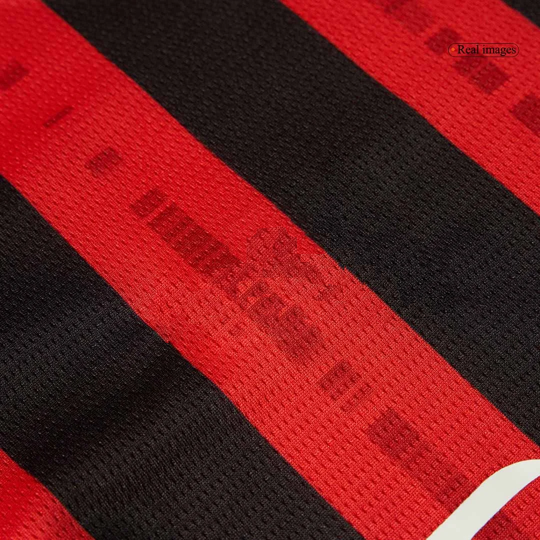 AC Milan Home Long Sleeve Soccer Jersey