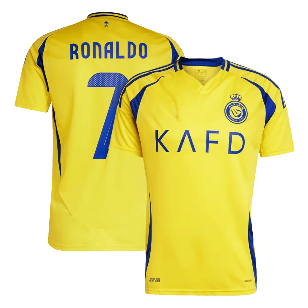 RONALDO #7 Al Nassr Home Soccer Jersey - ACL