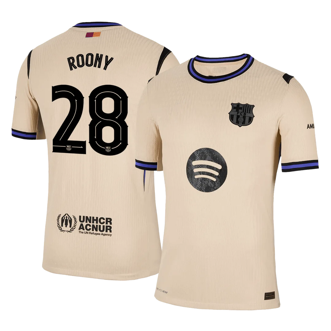 ROONY #28 Barcelona Away Player Version Jersey 2025/26 - UCL
