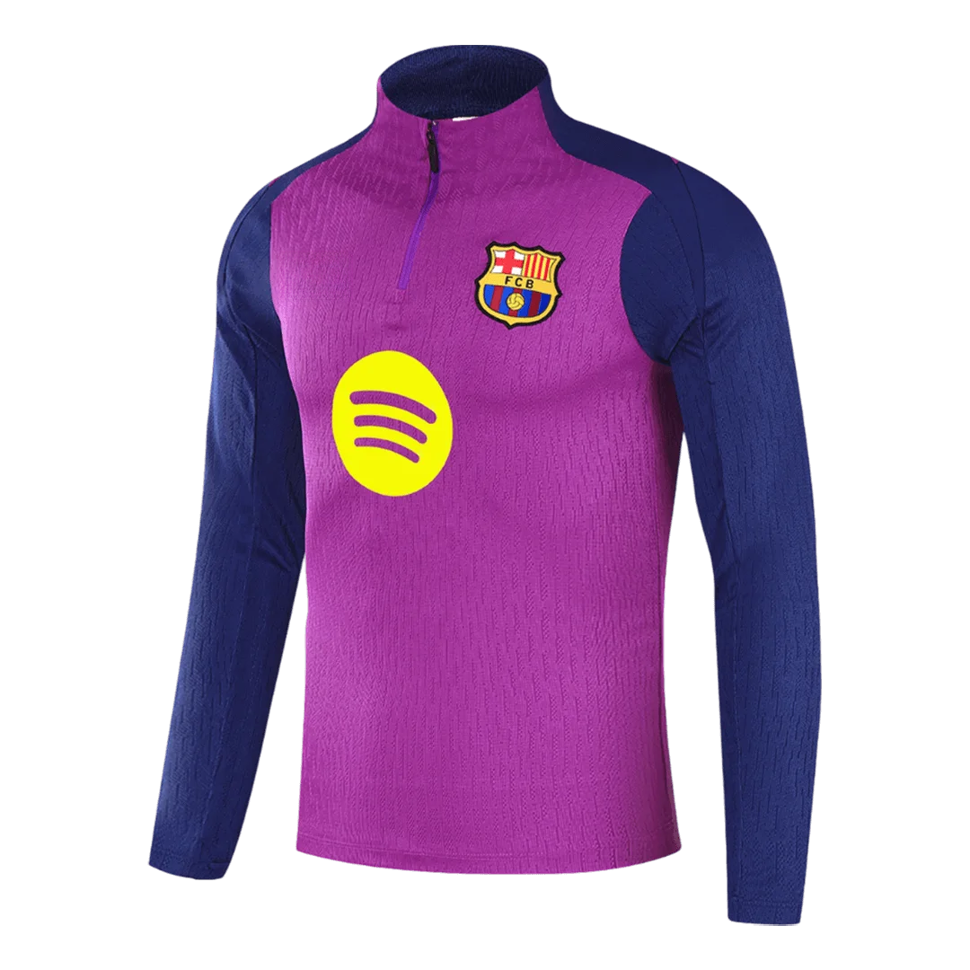 Barcelona 1/4 Zip Tracksuit 2025/26 Purple