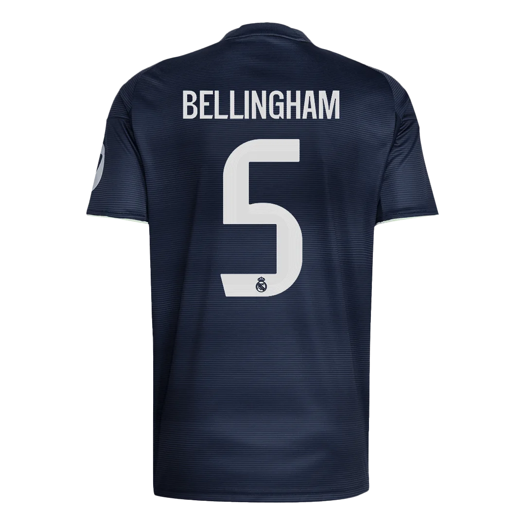 BELLINGHAM #5 Real Madrid Away Soccer Jersey 2025/26