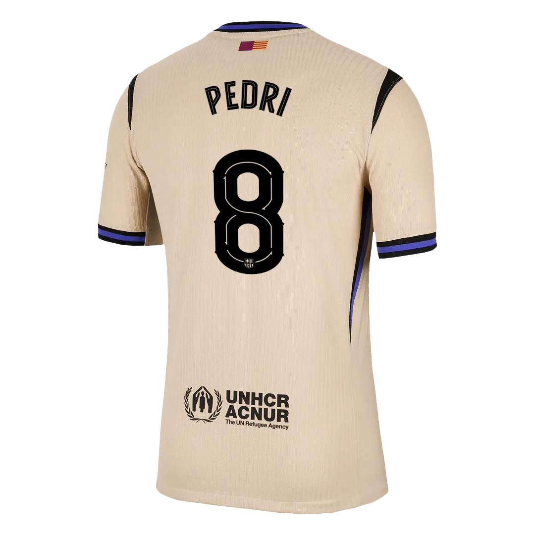 PEDRI #8 Barcelona Away Player Version Jersey 2025/26 – UCL