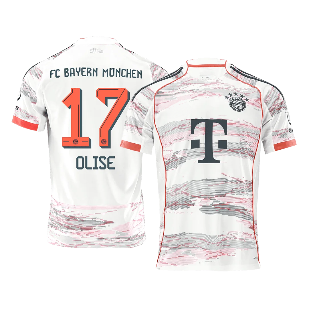 OLISE #17 Bayern Munich Away Soccer Jersey 2025/26
