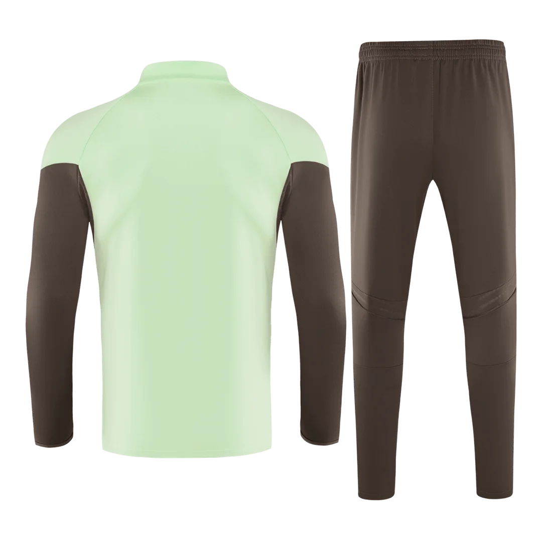 Real Madrid 1/4 Zip Tracksuit 2025/26 Green