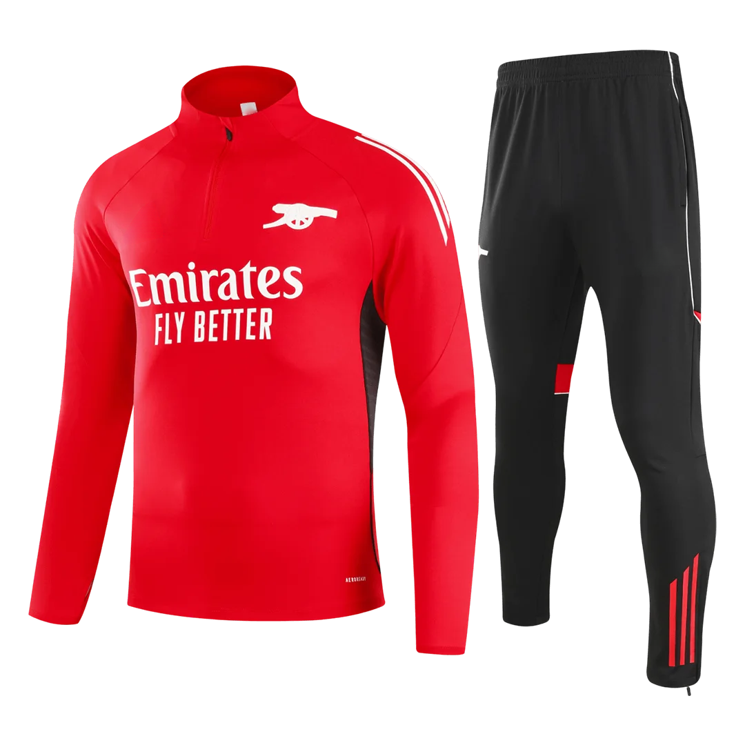 Arsenal 1/4 Zip Tracksuit 2025/26 Red